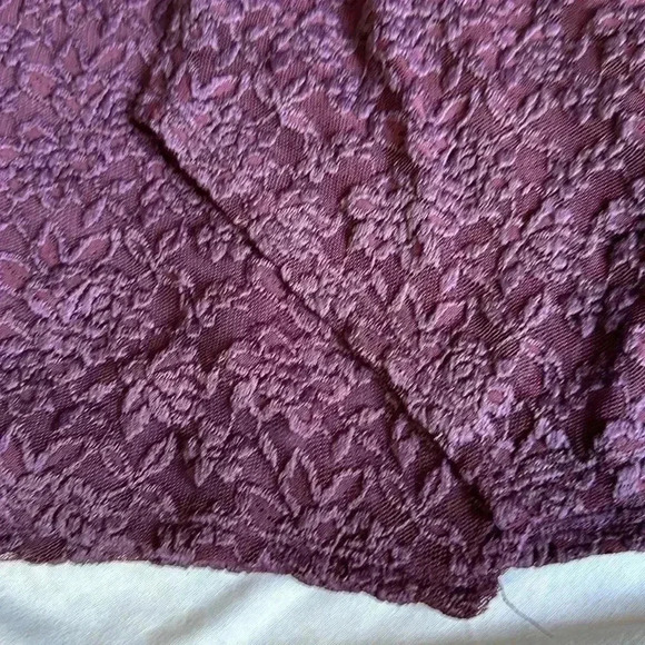 Abercrombie & Fitch Long Sleeve Purple Lace Overlay Dress XS - Picture 3 of 7